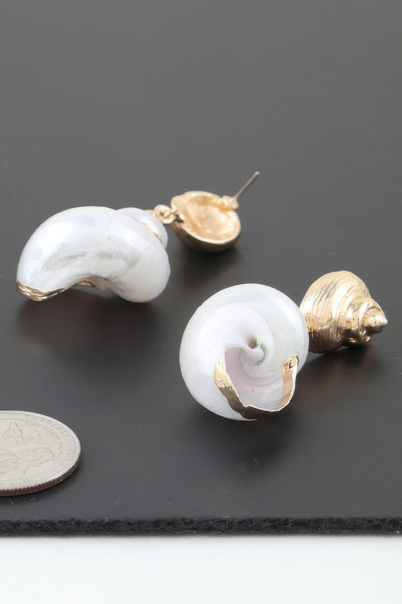 Twin Heart Of The Sea Stud Earrings