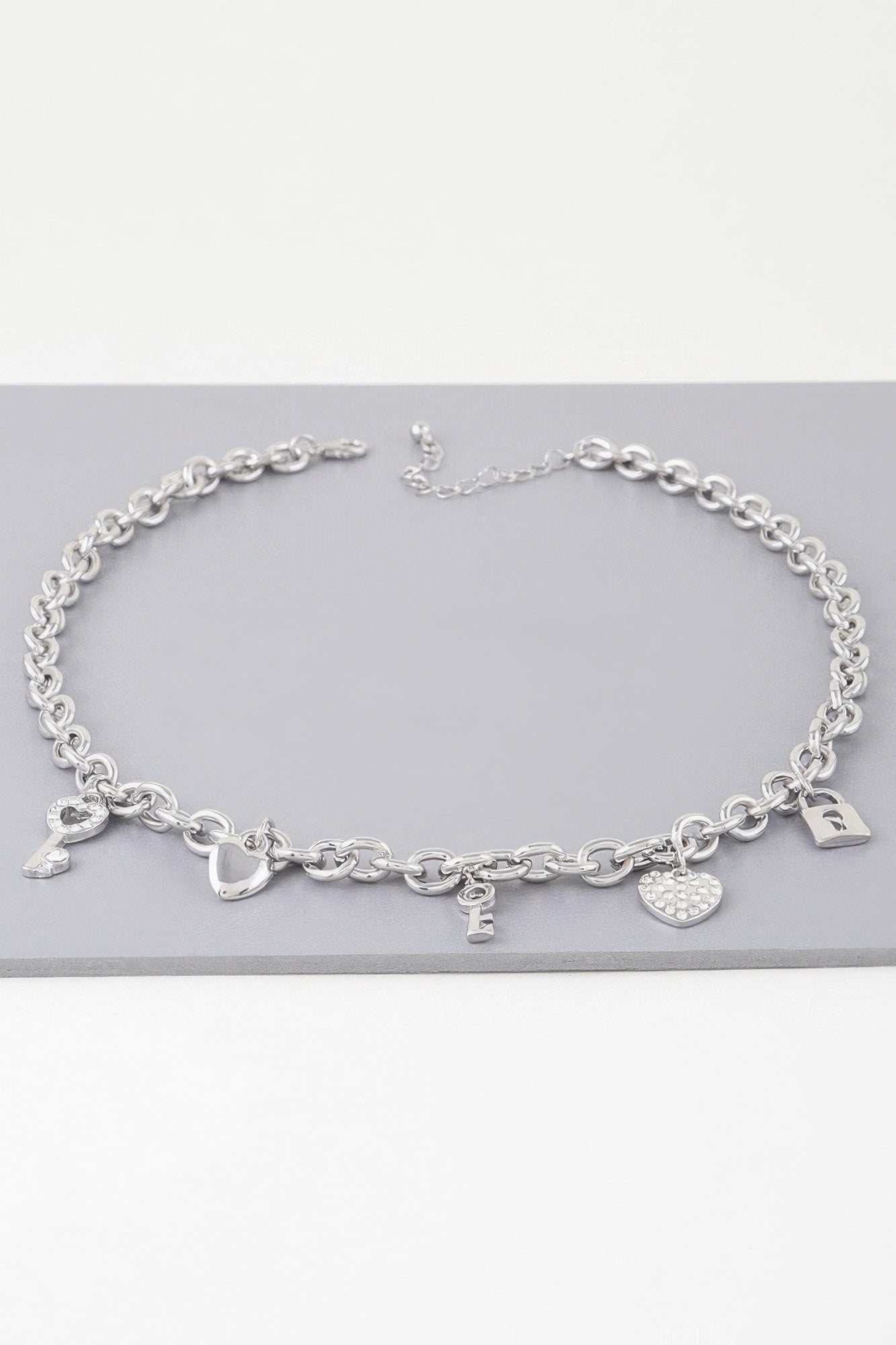 Heart Locker Charm Necklace