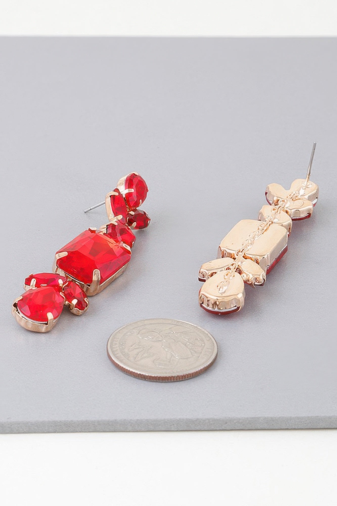 Rhinestone Dangle Drop Earrings
