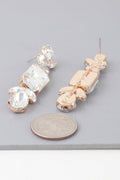 Rhinestone Dangle Drop Earrings