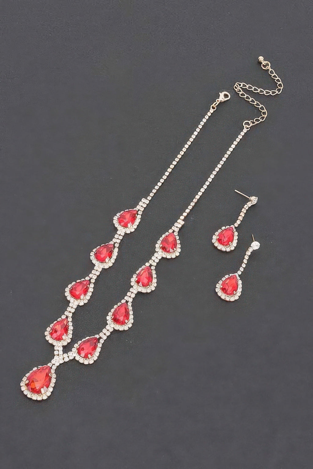 Rhinestone Necklace Set