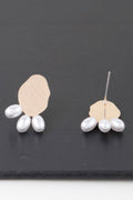 Triple Pearled Drop Earrings