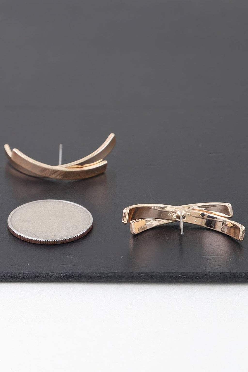 Modern Crossed Paths Earrings