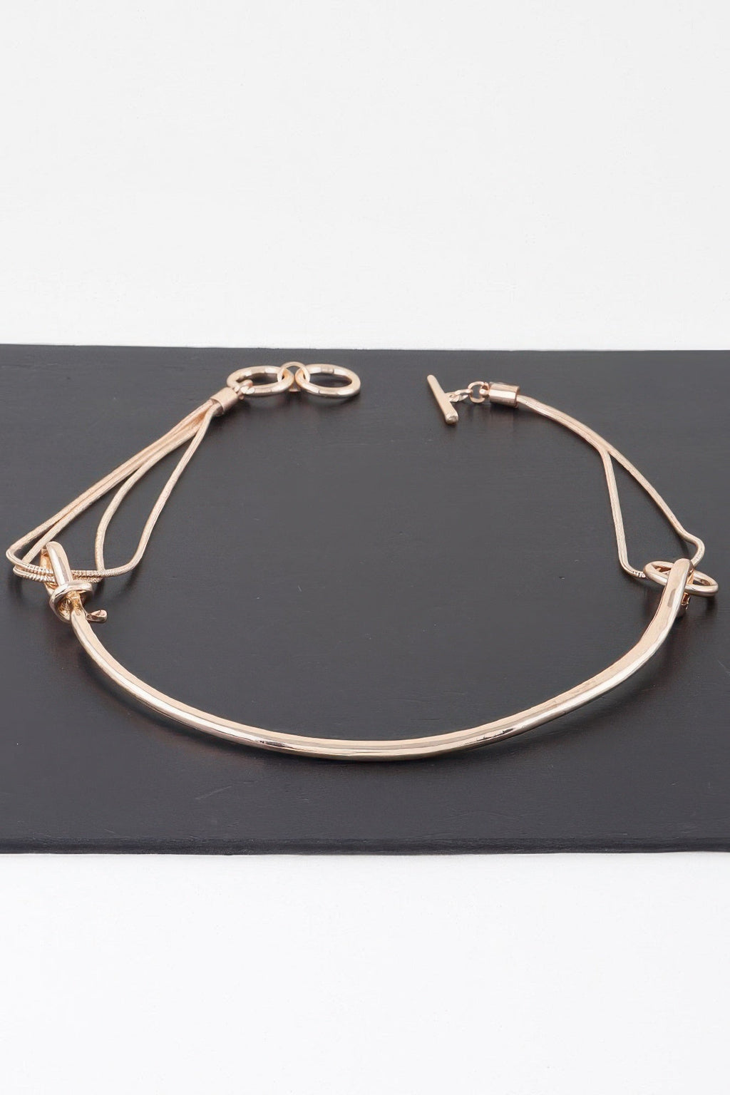 Double Toggle Rope Necklace