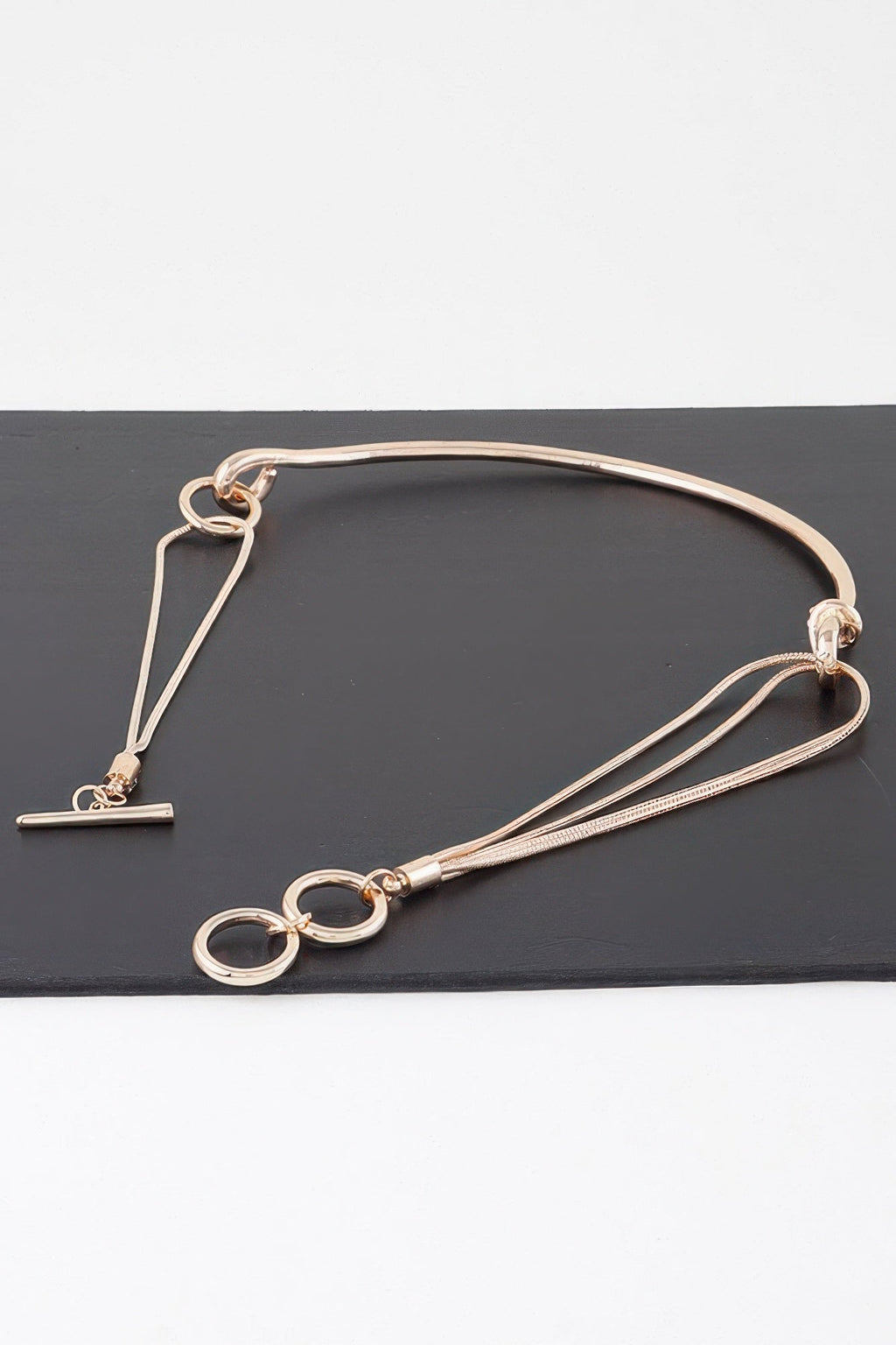 Double Toggle Rope Necklace