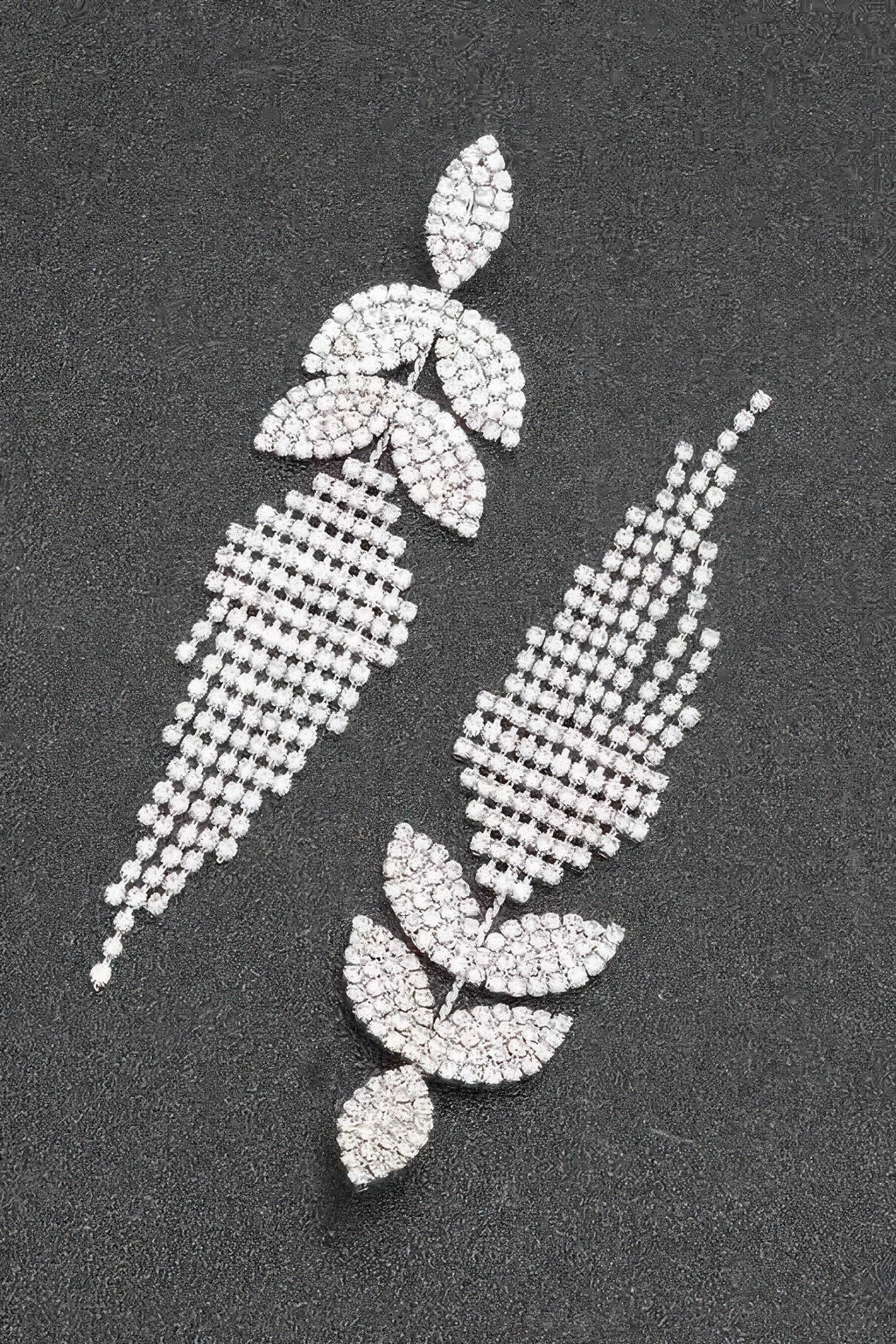 Rhinestone Fringe Earring
