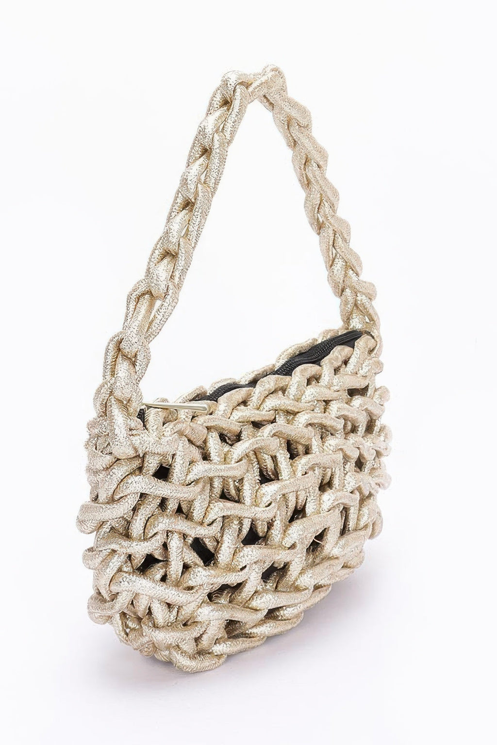 Metallic String Handmade Tote Bag
