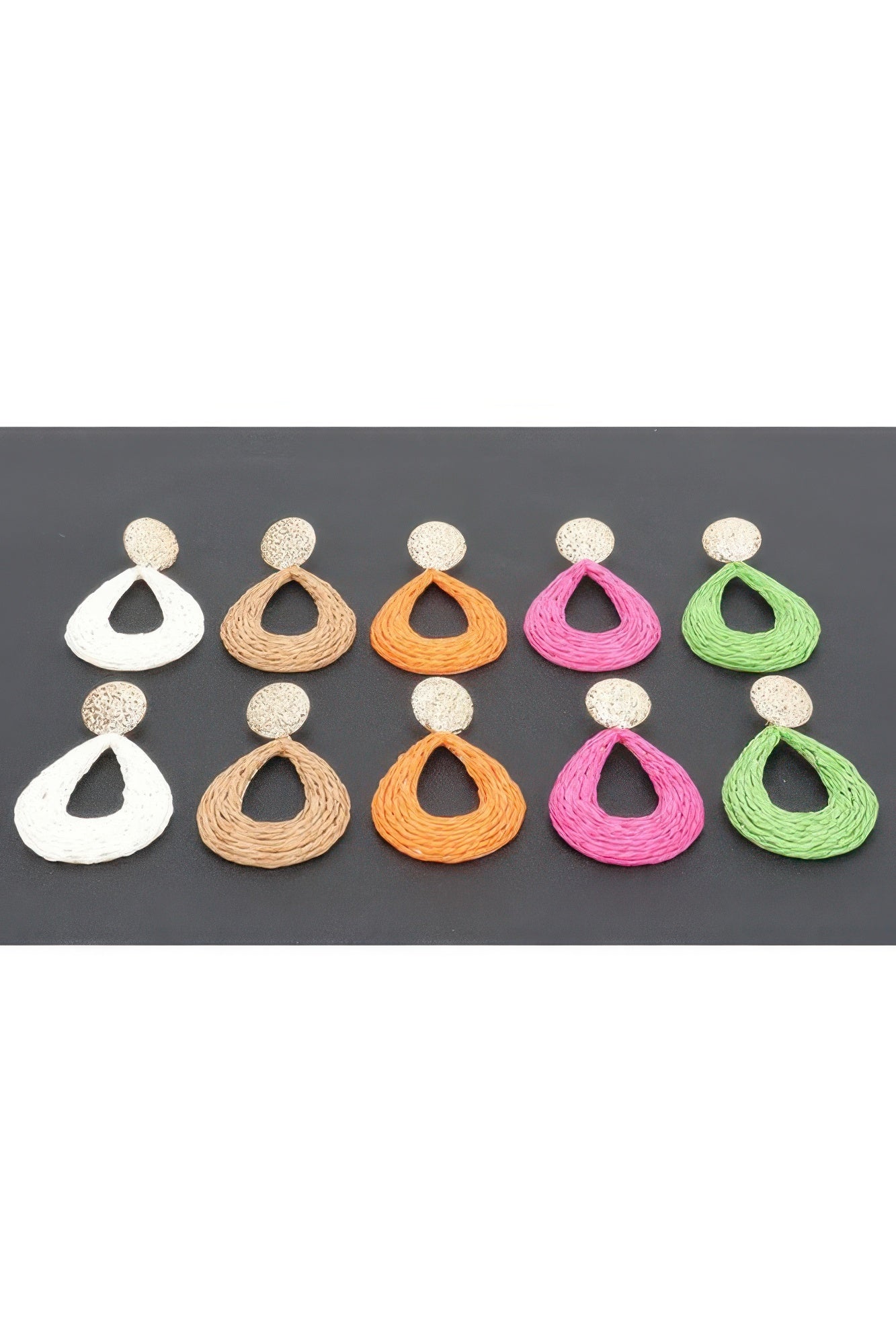 Metal And Paper Earring