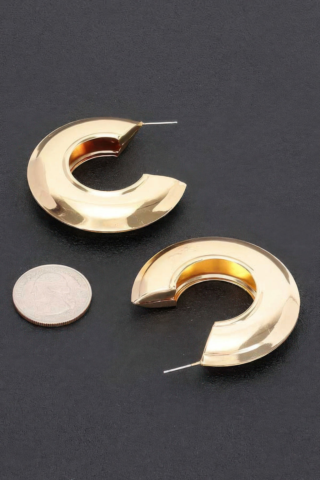 Metal Hoop Earring