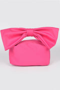 Nylon Bow Handle Women's Clutch Bag
