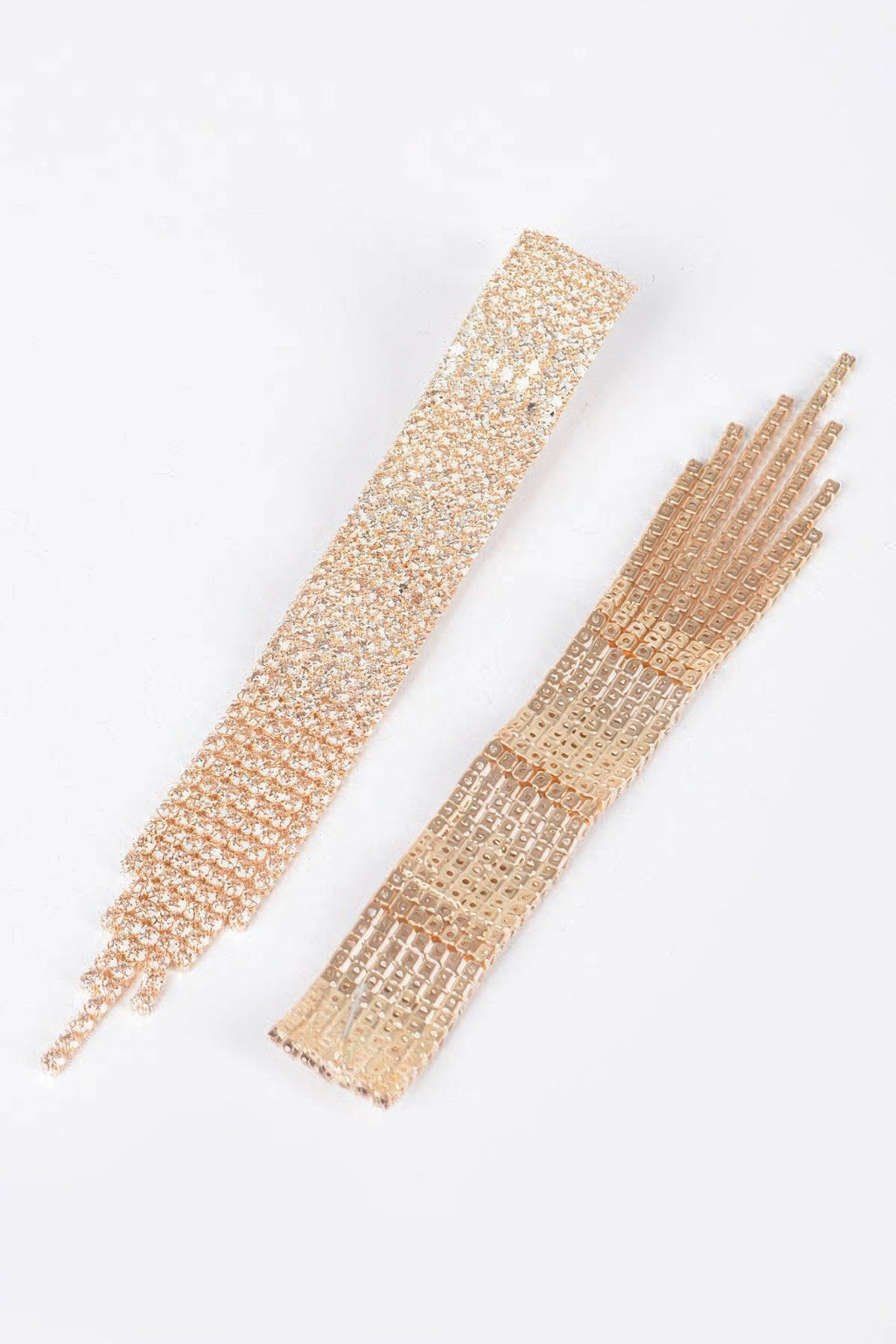 Rhinestone Fringe Earring