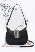 Faux Leather Hobo Bag