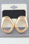 Abstract Transparent Stone Earrings