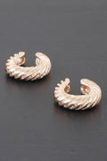 Twisted Rope Hoop Earrings