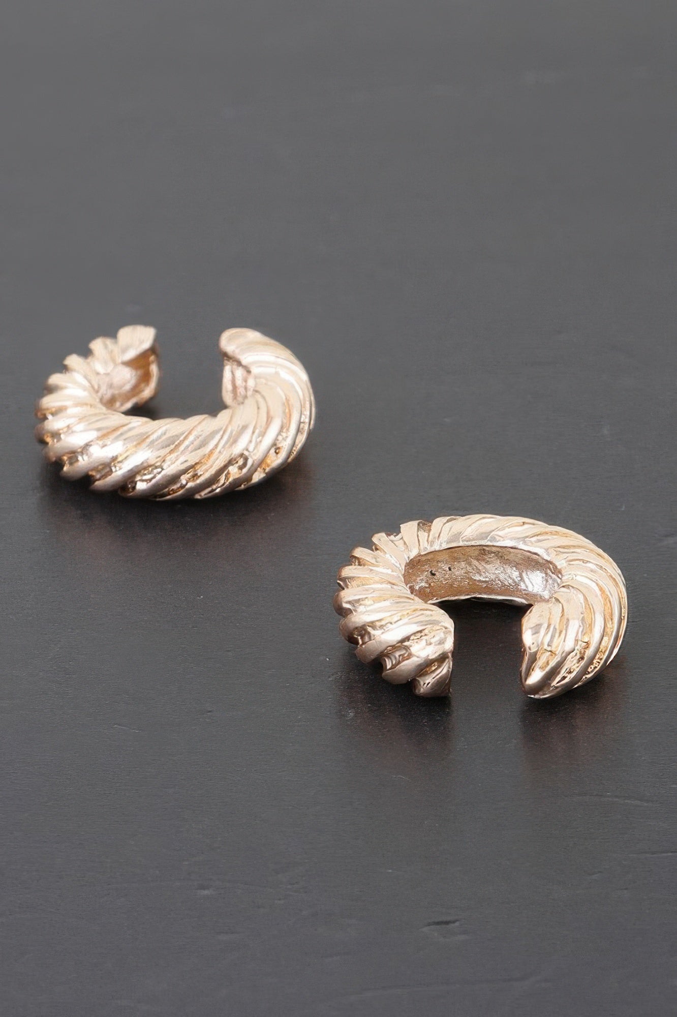 Twisted Rope Hoop Earrings