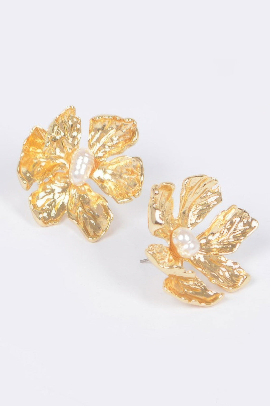 Vintage Metal Flower Earring