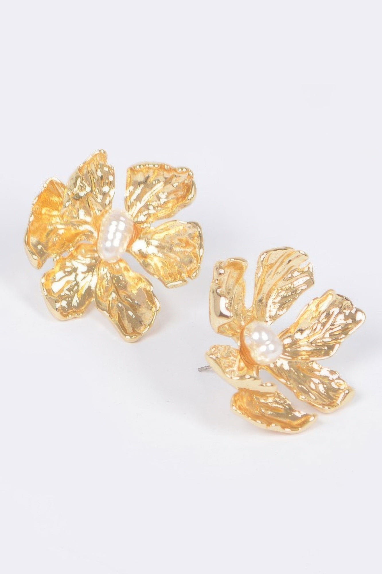 Vintage Metal Flower Earring