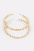 Metal Hoop Earring