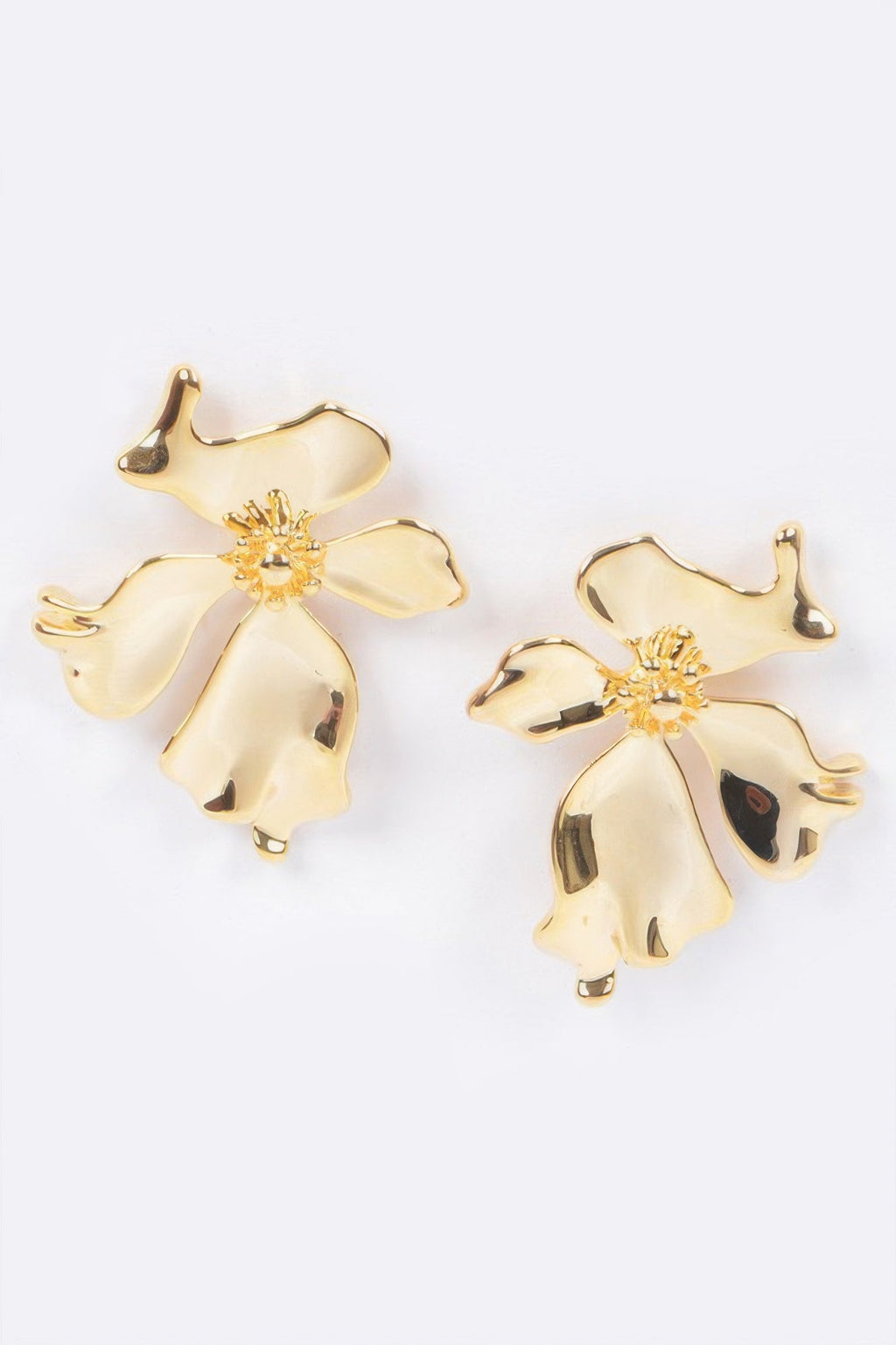 Metal Flower Earring
