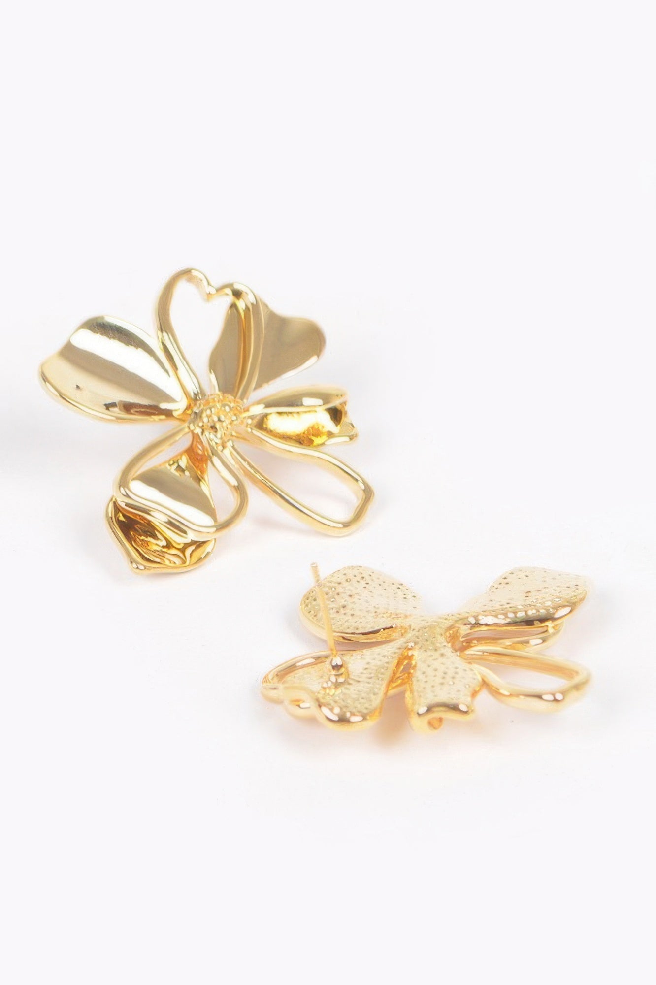 Metal Flower Earring