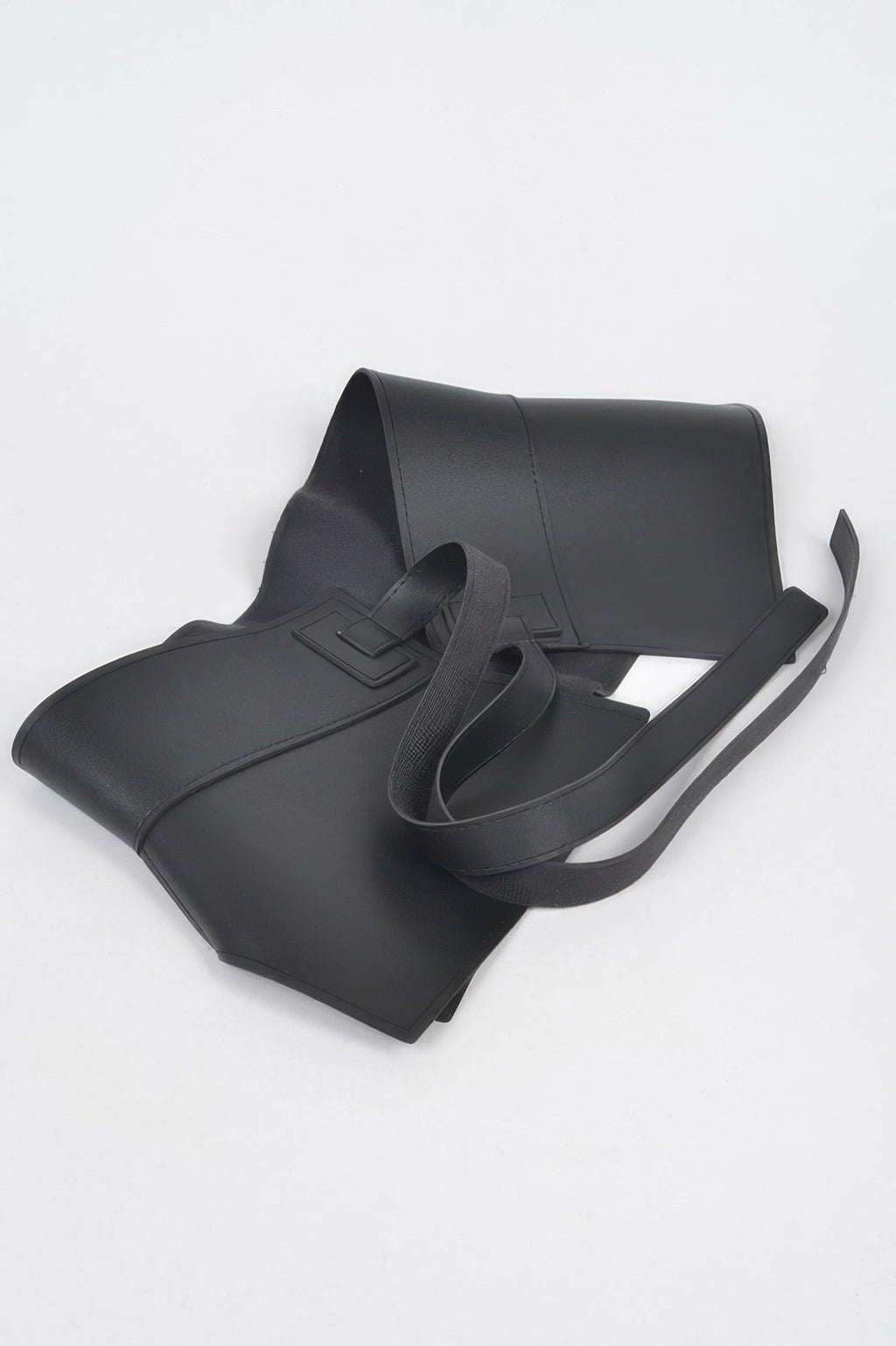 Faux Leather Skirt Belt