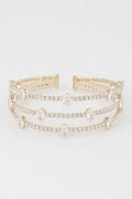 Cubic Rhinestone Bracelets