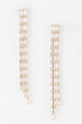 Rhinestone Tassle Earrings