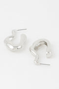 Molten Hoop Earrings