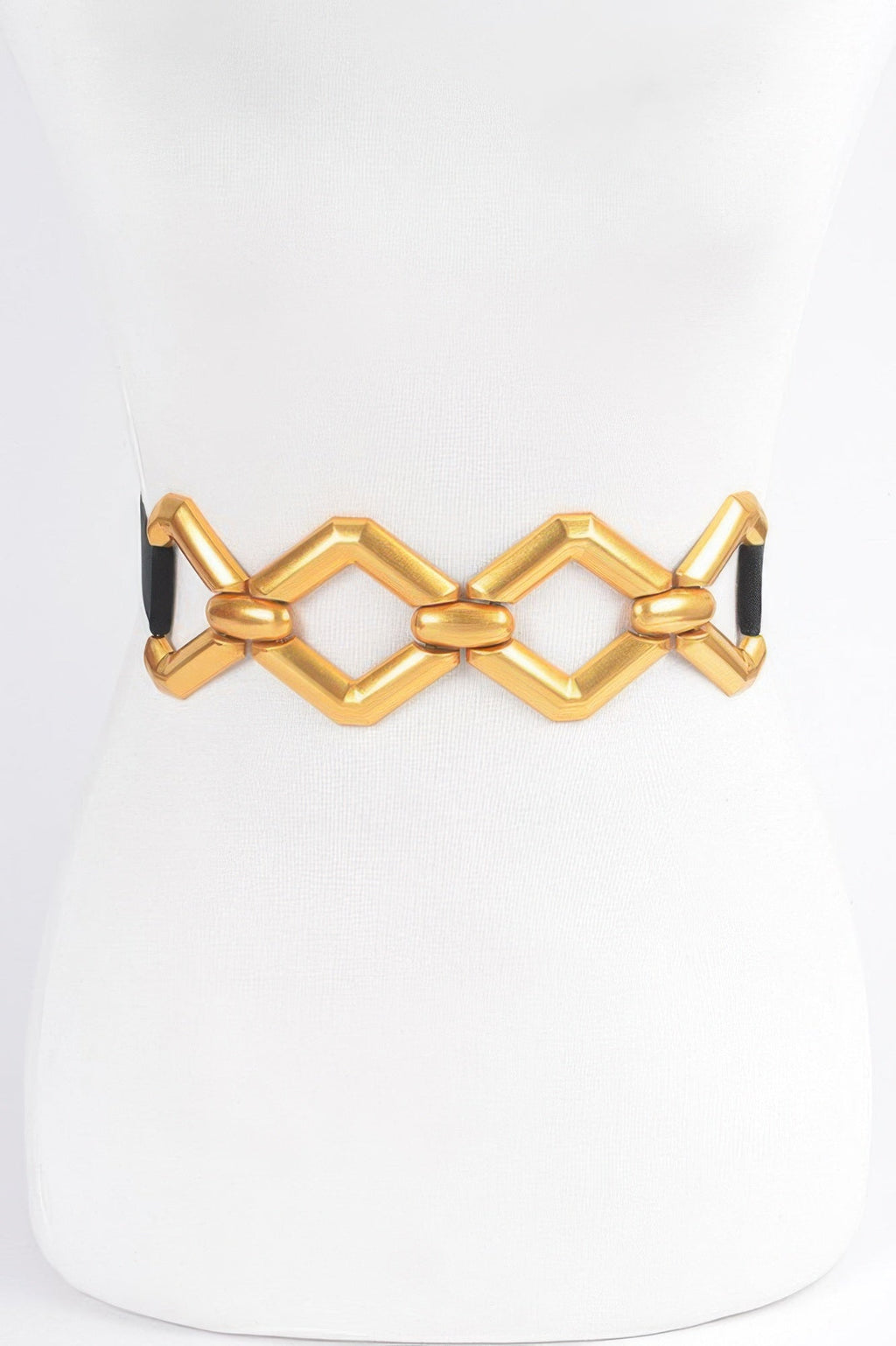 Multi Metal Buckle Elastic Plus Size Belt