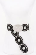 Oval Studded Statement Belt