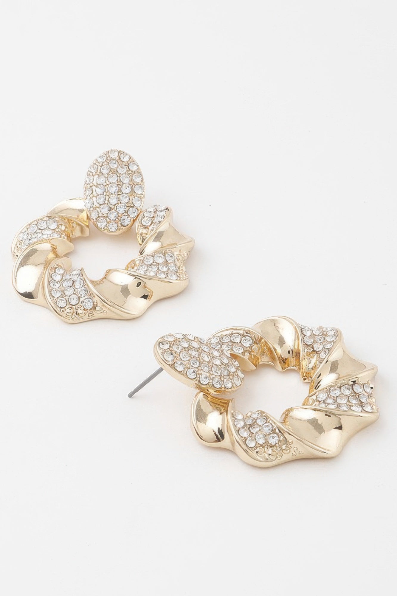 Twisted Jewel Wreath Earrings