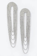 Layered Elegant Rhinestone Earrings