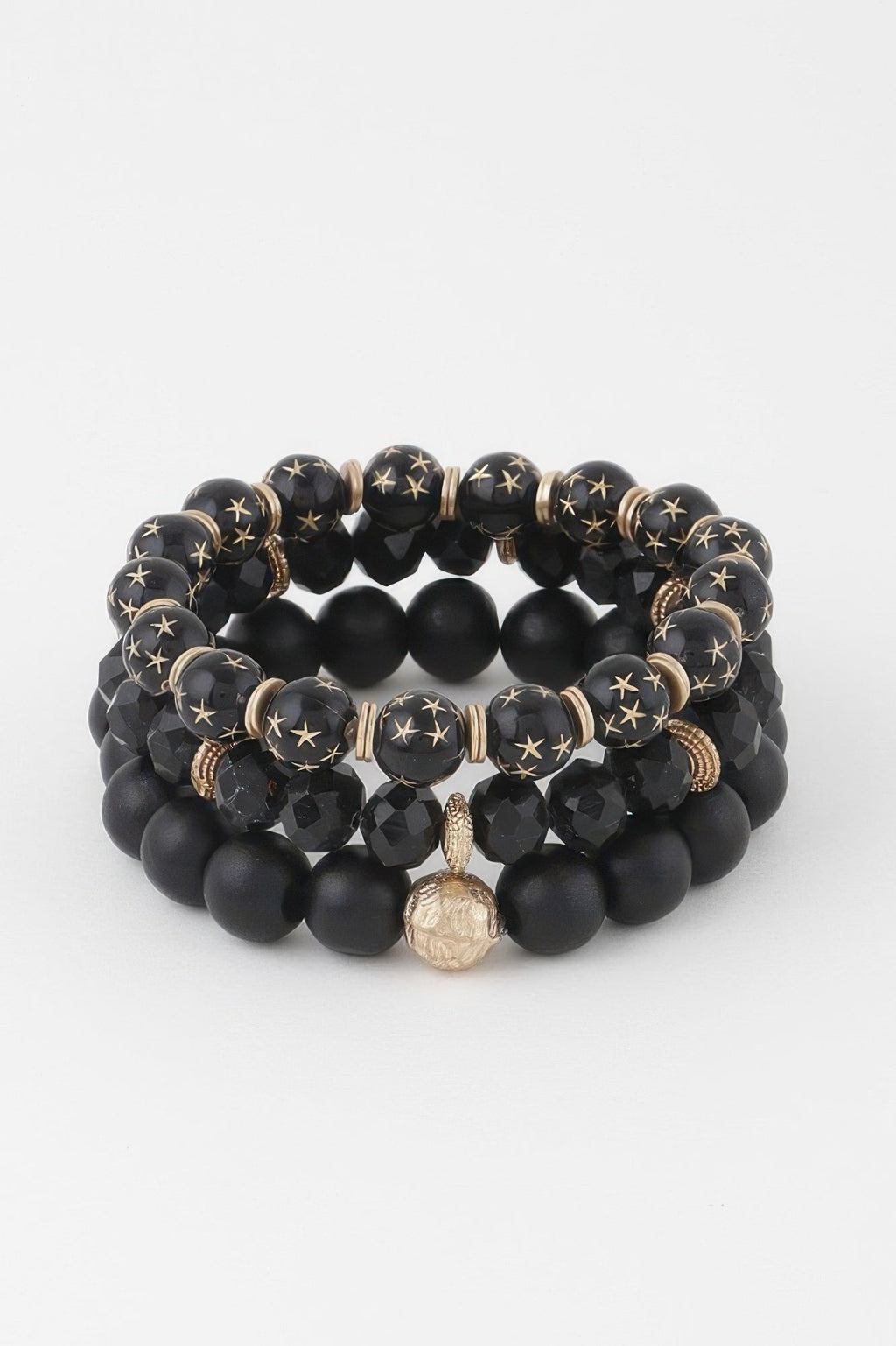 Triple Star Beaded Bracelet