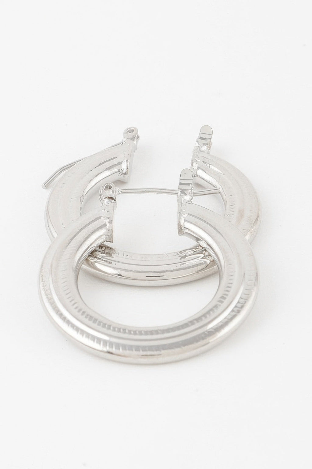 Minimal Flat Hoop Earrings