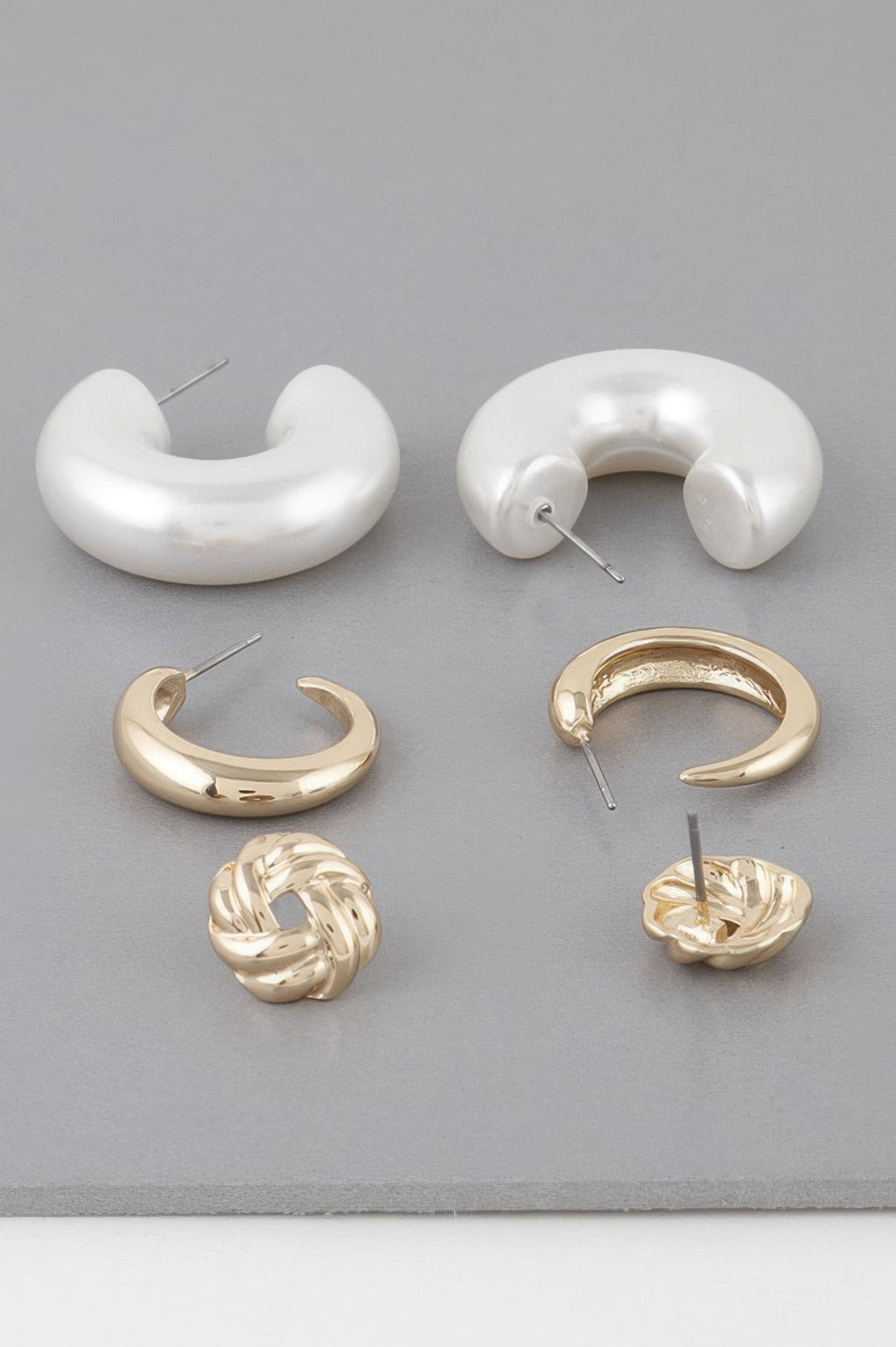 Multi Minimal Earrings Set