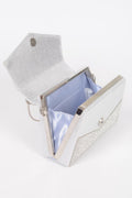 Rhinestone Metal Handle Bag