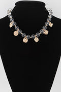 Transparent Charm Bead Necklace