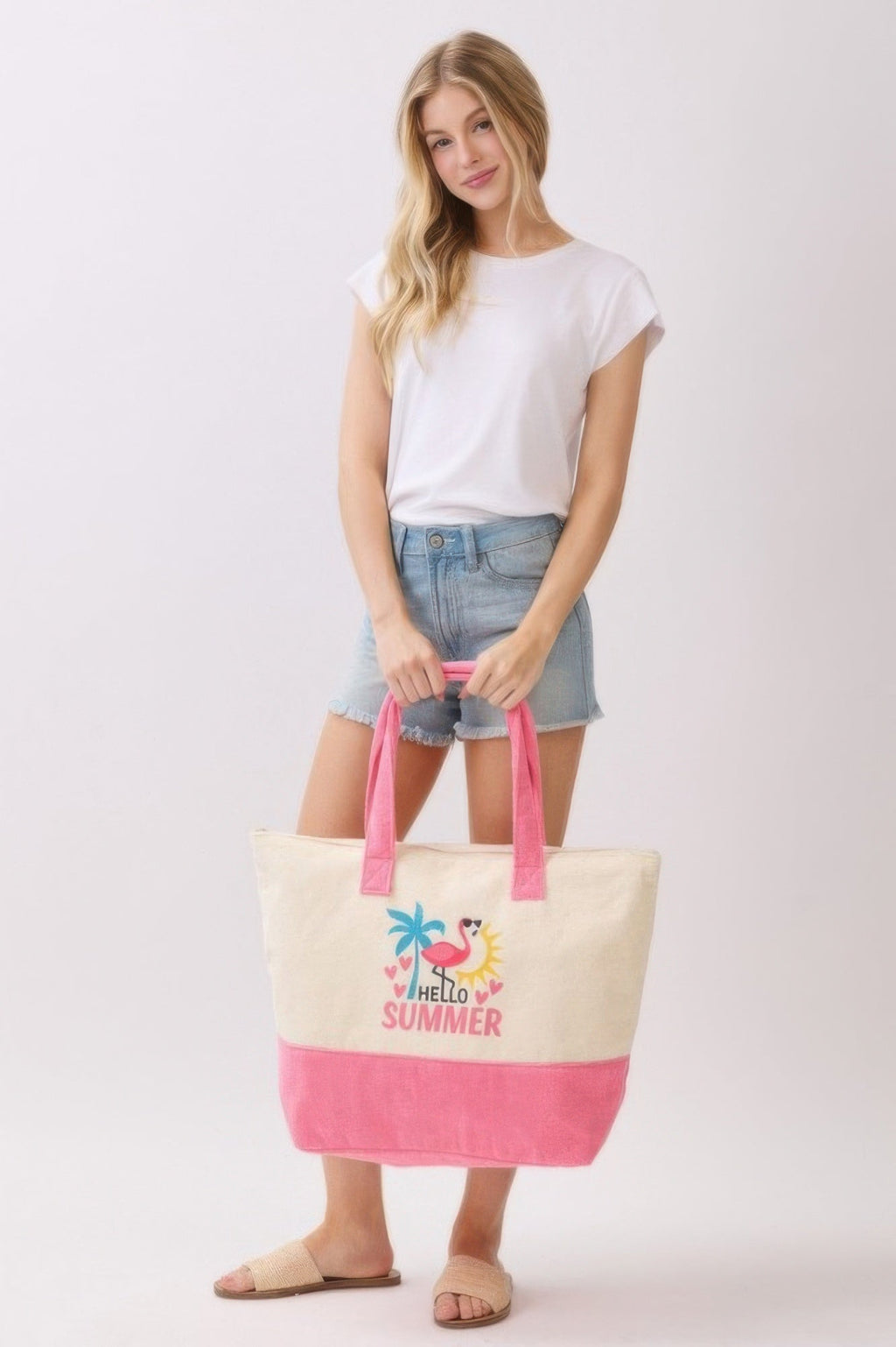 Hello Summer Terry Tote