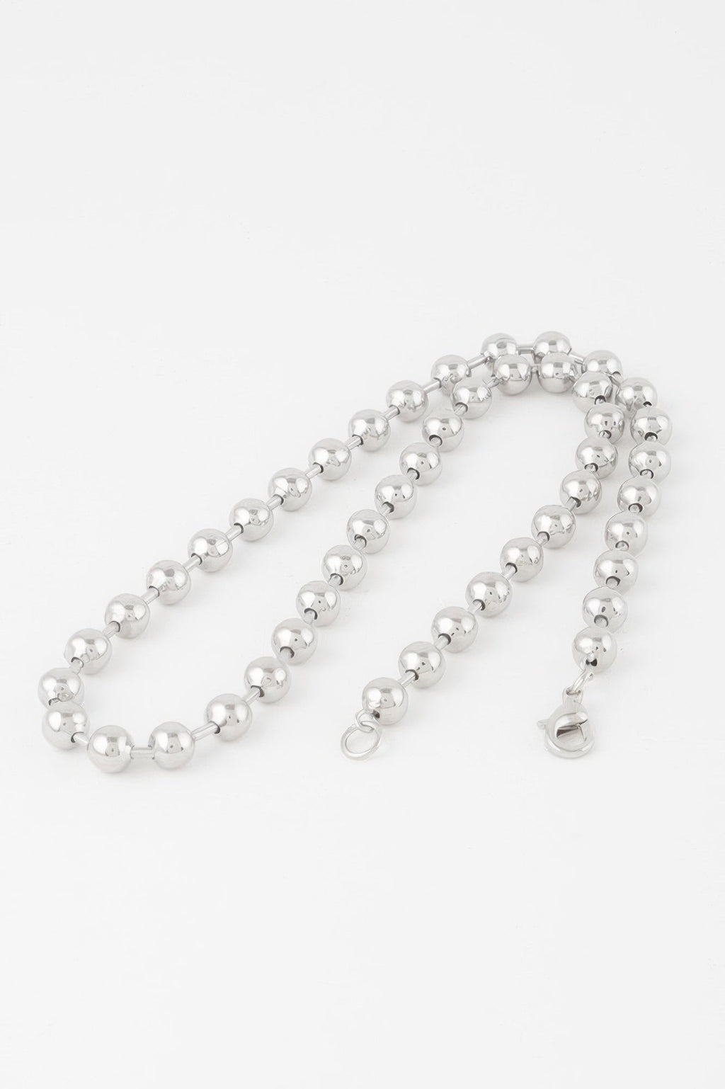 Metal Ball Beaded Short Necklace