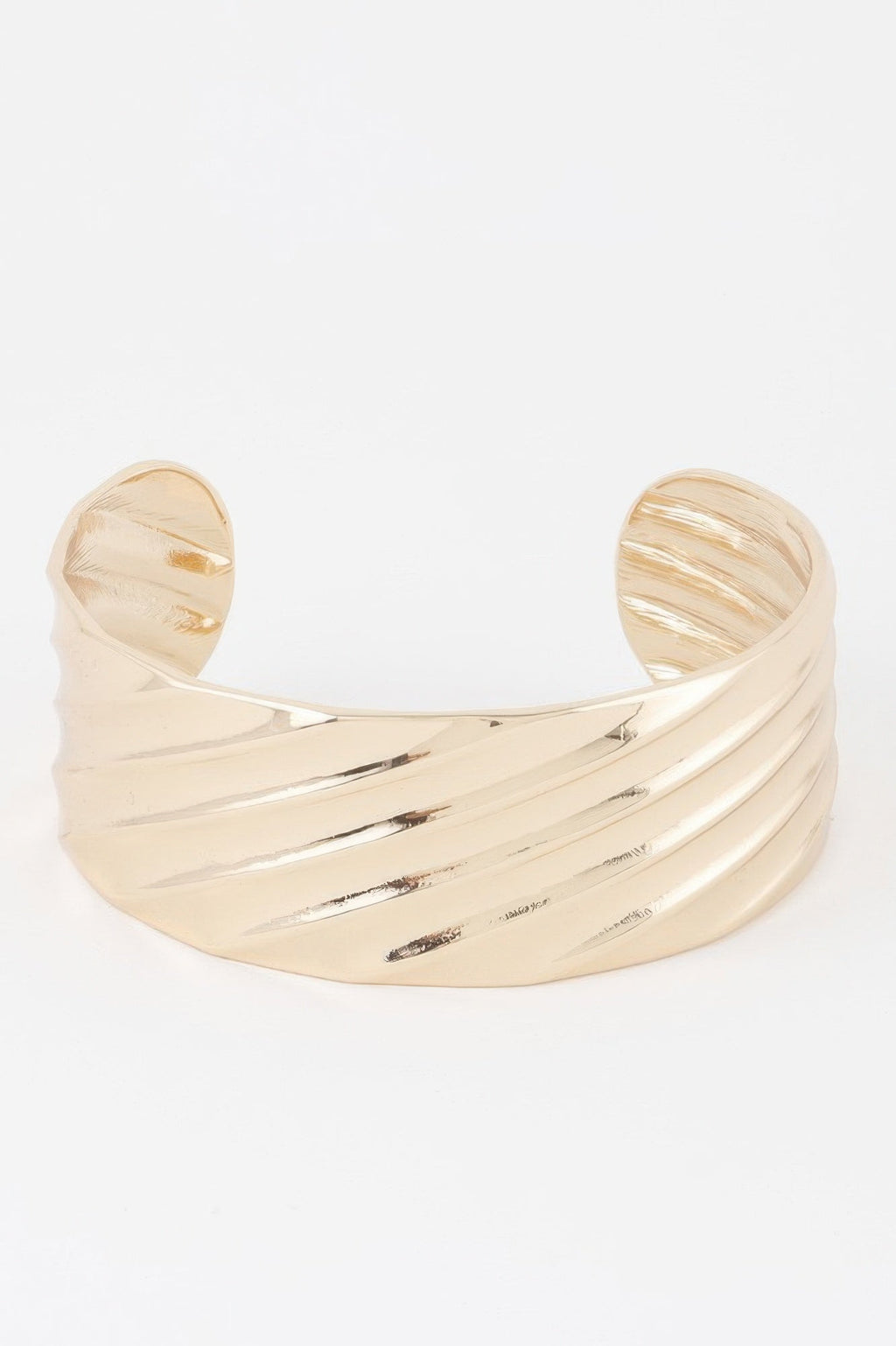 Ridged Cuff Bracelet