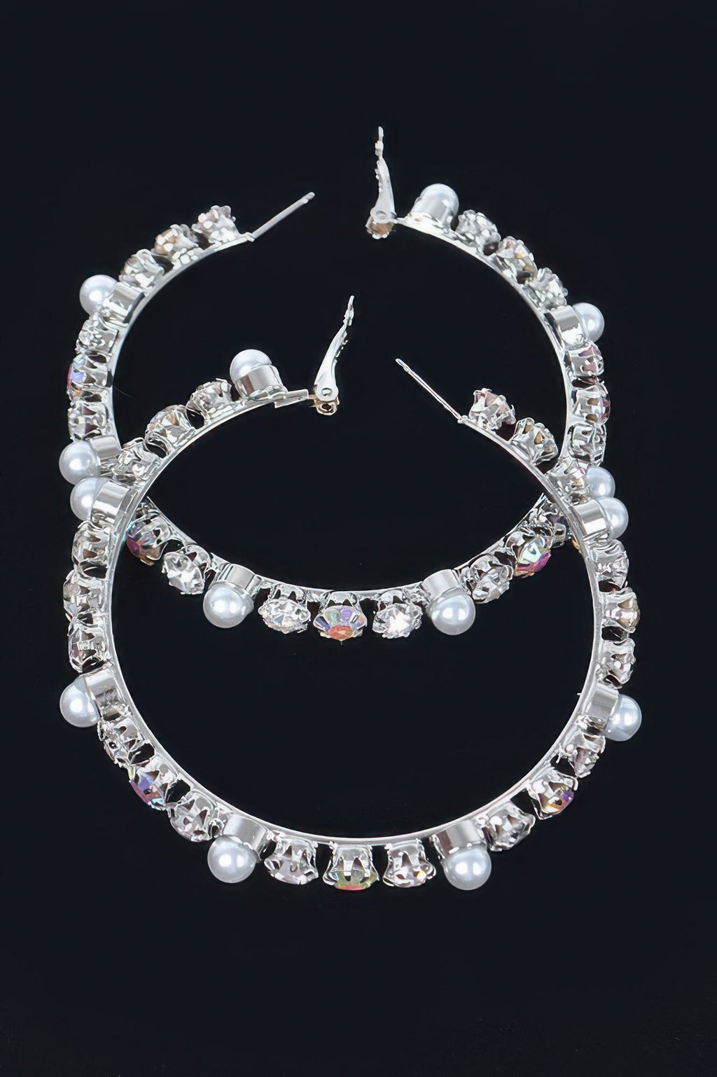 Luxury Stones Hoop Earrings
