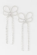 Jeweled Butterfly Drop Earrings