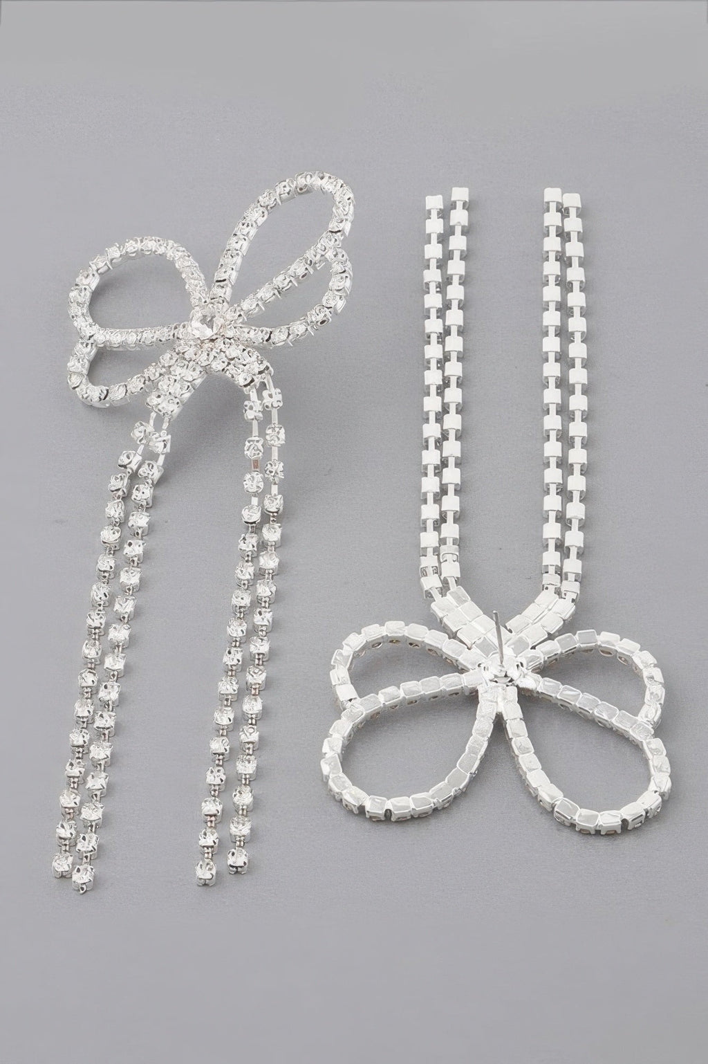 Jeweled Butterfly Drop Earrings