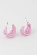 Triple Weaved Hoop Earrings