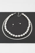 Stone Snake Chain Necklace