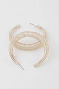 Wire Wrapped Hoop Earrings