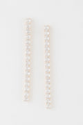 Rhinestone Bar Drop Earrings