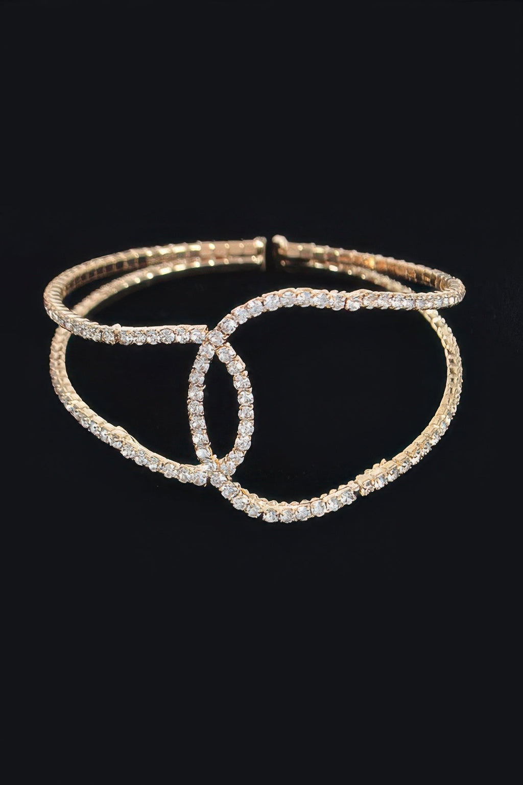 Rhinestone Cuff Bracelet