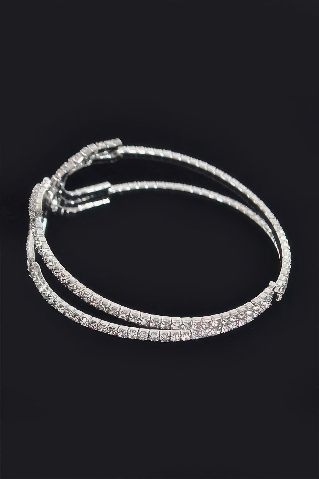 Wrap Rhinestone Bangle