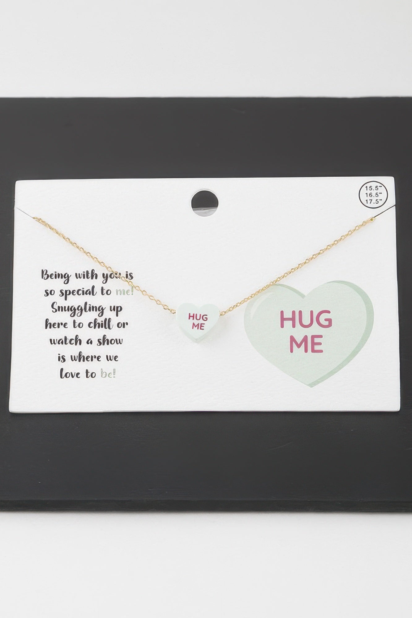 Hug Me Heart Pendant Necklace